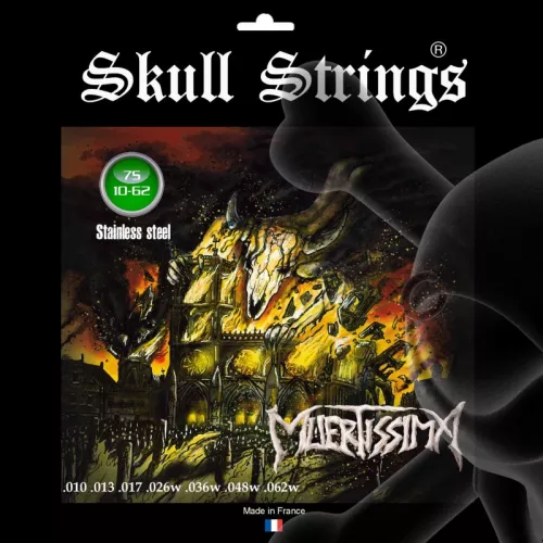 Picture of El Pradosaure 7S 10-62 Custom guitar string set. nb 0