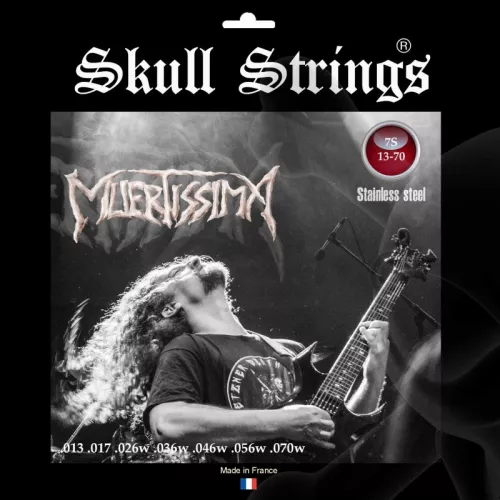Photo de Set Skull Strings signature El Pradosaure 7s 13-70 nb 0